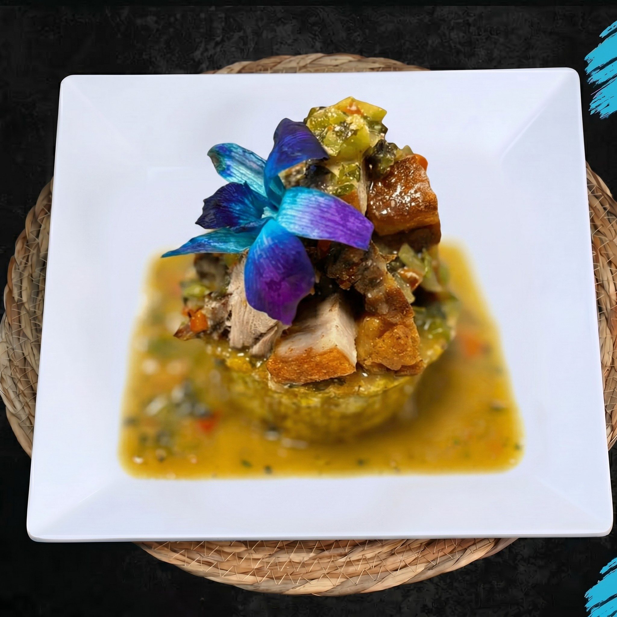 Mofongo de Chicharron.